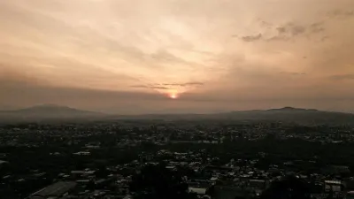 Sunset Over the Valley
