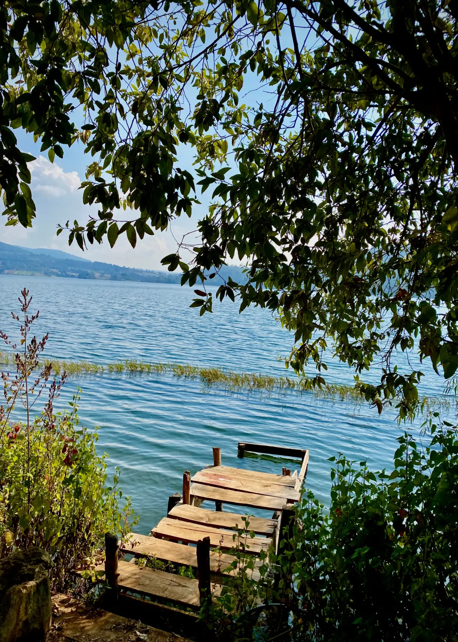 Wooden Dock at Lake Zirahuén