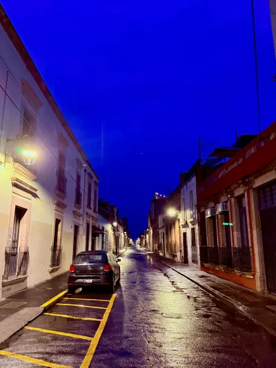 Empty Street at Blue Hour