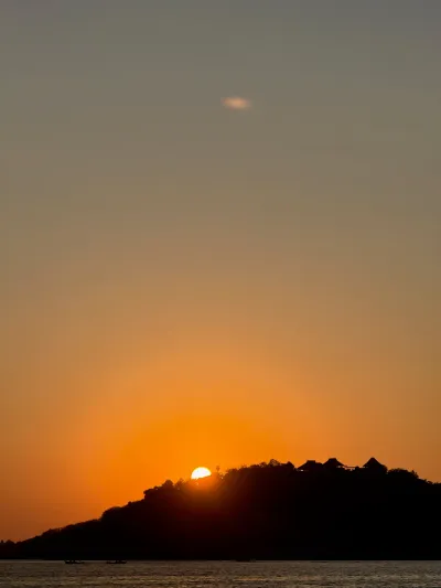 Sun Behind the Hills